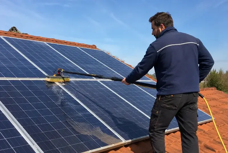 Nettoyage et entretien de panneaux solaires à Potelières